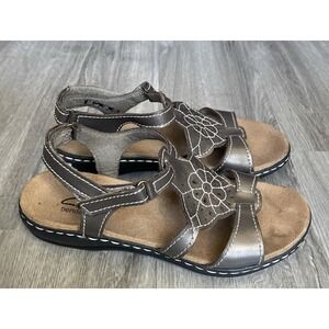 Clarks Bendables Leisa Taffy Sandals Women's Size 7.5 M